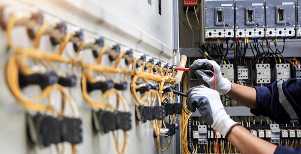 Professional Electrician technician working in Forsyth County County, GA